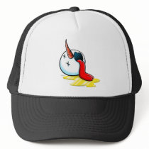 Snowman head in blood hats