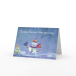 Snowman Heart Cards