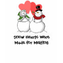 Snowman Heart Melt Shirt