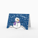 Snowman Holiday Card