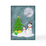Snowman Holiday Card