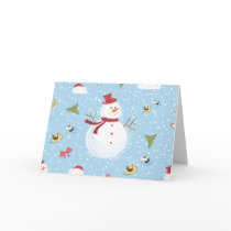 Snowman Holiday cards