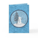 Snowman Holiday Card