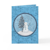 Snowman Holiday Card