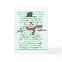 Snowman Holiday Cards by zibbetz Snowman Holiday Cards