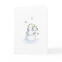 Snowman Holiday Greeting Card