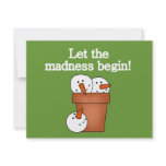 Snowman Holiday Madness T-shirts and Gifts Custom Invite