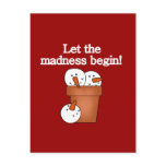 Snowman Holiday Madness T-shirts and Gifts