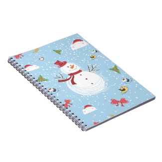 Snowman Holiday notebook