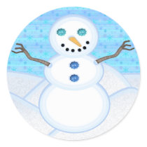 Snowman Holiday Stickers