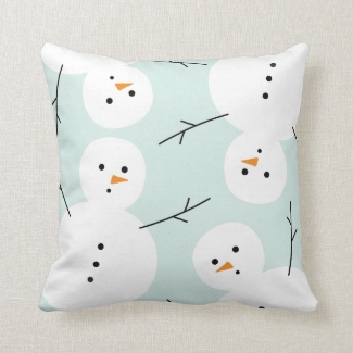 Snowman | Holiday Throw Pillow