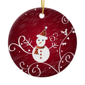 Snowman holly - Ornament ornament