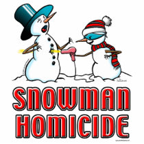 snowman homicide 2 photo cutouts