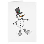 Snowman Ice Skating Cards