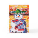 Snowman in Mexico On Christmas Break cards by bowdog99 Snowman in Mexico On Christmas Break cards