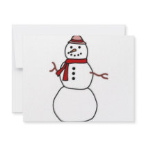 snowman invitations