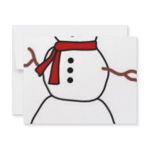 snowman invitations