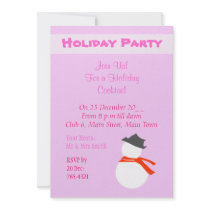 Snowman invitations
