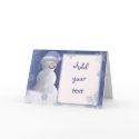 Snowman invitation / Greeting Card card