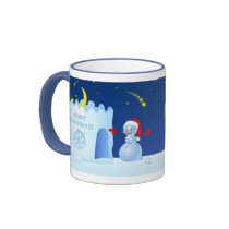 Snowman Inviting mugs by Lidusik Snowman Inviting mugs