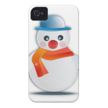 Snowman iPhone Case iPhone 4 Case-Mate Case
