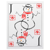 Snowman - Jack of Presents Custom Letterhead