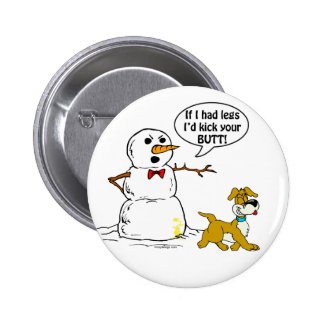 Snowman Joke Buttons