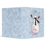 Snowman Joy 1" Binder