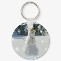Snowman Keychain