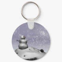 Snowman Keychain