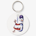 Snowman keychains