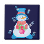 Snowman Kids Magnet for Gifts