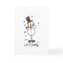 Snowman Let it Snow cards