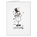 Snowman Let it Snow Cards
