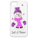 Snowman Let it Snow iPhone 5 Case
