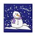 Snowman Let it Snow Magnet magnet