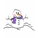 Snowman Let it Snow T-shirts shirt