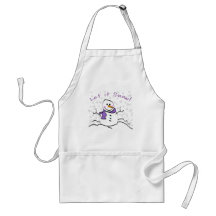 Snowman Let it Snow T-shirts and Gifts Aprons