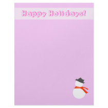 Snowman letterhead
