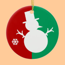 Snowman Logo ornaments