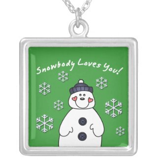 Snowman Love Gifts Custom Jewelry