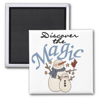 Snowman Magic T-shirts and Gifts magnet