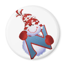 Snowman Magnet by Celebration4all Snowman Magnet