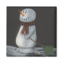 Snowman Magnet