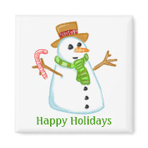 Snowman magnets by pixelholic Snowman magnets