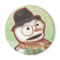 Snowman Magnet