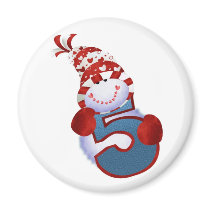 Snowman Magnet by Celebration4all Snowman Magnet