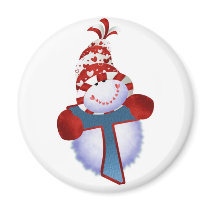 Snowman Magnet by Celebration4all Snowman Magnet