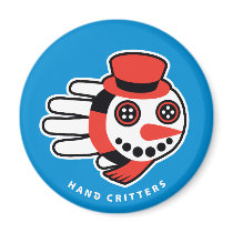 Snowman magnet