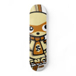 Snowman Mascot Skate Deck
